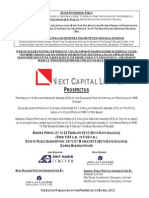 Prospectus Next Capital IPO PDF