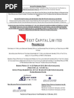 Prospectus Next Capital IPO PDF