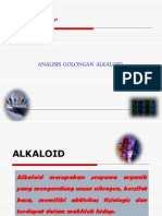 Analisis Golongan Alkaloid