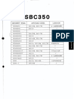 Sbc350 Parts List