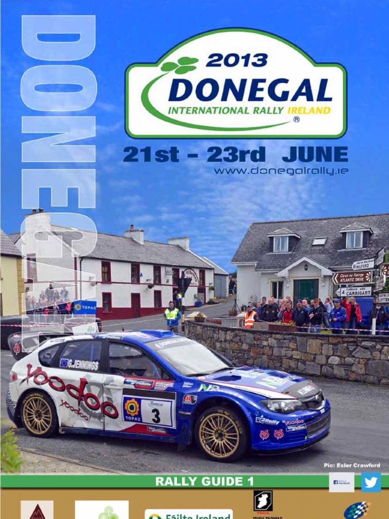 Donegal Rally 2025 Guide and Contacts | PDF | Motorsport | Transport