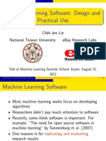 MLSS 2012 Lin Machine Learning Software