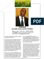Interview de La Semaine: Olivier Guillaume Madiba