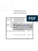 Mitsubishi Melsec PLC Ladder Logic Application