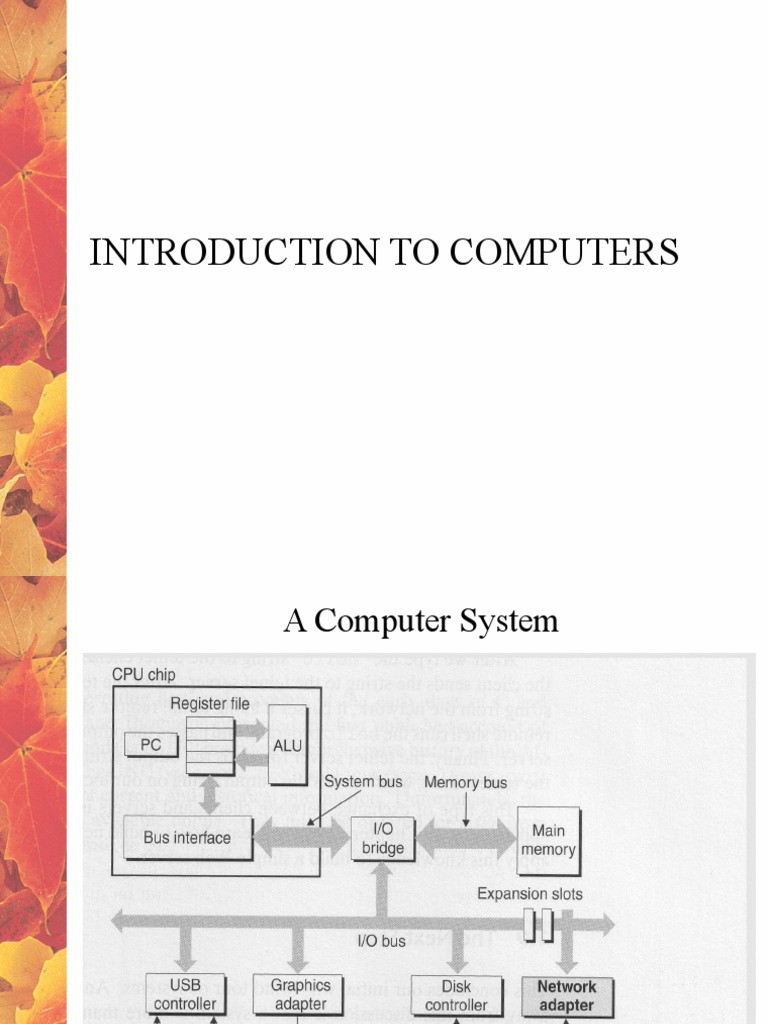 Intro To Computers | PDF | Computer Data Storage | Computer Network