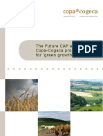 The Future CAP After 2013 Copa-Cogeca Proposals For Green Growth'