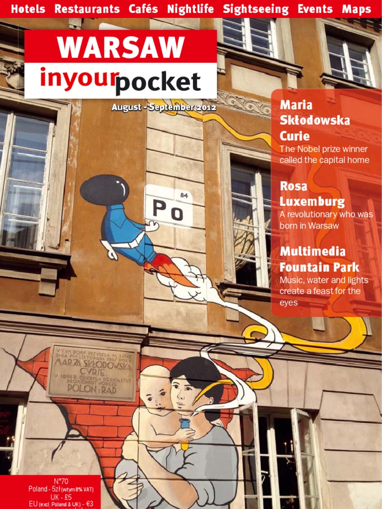 Warsaw in Your Pocket PDF Marie Curie Radioactive Decay