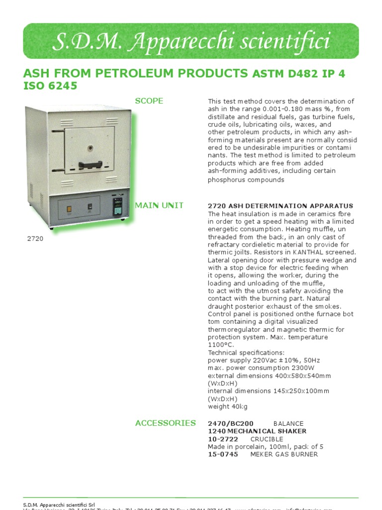 Petroleum Ash Testing Guide | PDF