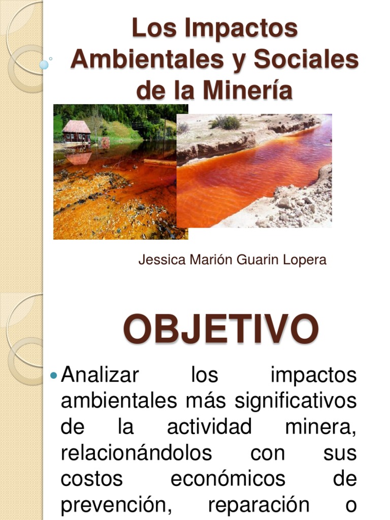 Impactos Ambientales y Sociales de la Minería | PDF | Degradación ...