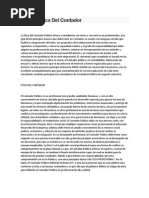 Download Ensayo Etica Del Contador by Oscar Alay SN142037278 doc pdf