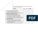 Inventory Audit Checklist
