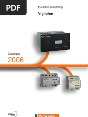 Catalog Insulation Monitoring Vigilhom | PDF | Direct Current
