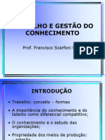 Gestão Conhecimento Trabalho