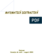 MATEMATICA DISTRACTIVA