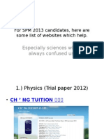 3 Helpful Links For SPM Candidates