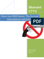 Have Gun Will Daven-The Second Amendment and Jewish Law