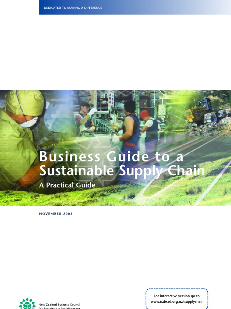 Sustainable Supply Chain Guide | PDF | Sustainability | Supply Chain