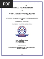 Download Web Based Claim Processing System by arun SN142058600 doc pdf
