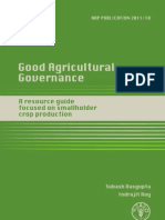 Good Agriculture Governance