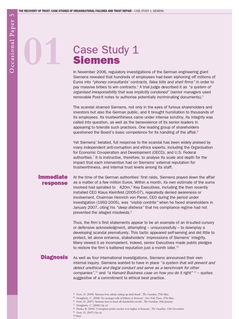 Siemens case study motivation image