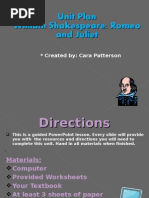 Download Unit Plan-Romeo and Juliet by Cara Patterson SN14207087 doc pdf