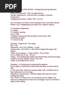 Carton BOX SPECIFICATION | PDF