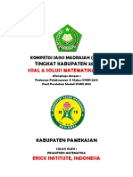 Download Soal  Solusi Ksm Tingkat Kota 2013 by PESANTREN MATEMATIKA INDONESIA SN142075283 doc pdf