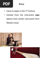 Koto, Biwa, Shamisen