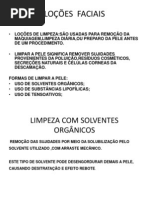 LOÇÕES  E MASCARAS FACIAIS