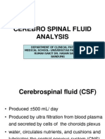 FK Unswagati Cerebro Spinal Fluid Analysis