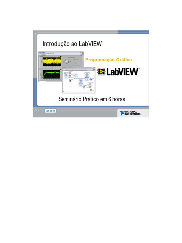 Introducao Ao Labview em 6 Horas | PDF | Hardware de computador | Programas
