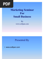 Download Marketing Seminar for Small Business by scoredocs SN14208736 doc pdf