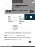 Dialnet ImplementacionDeLaSeguridadDelProtocoloDeInternetV 4183248 PDF