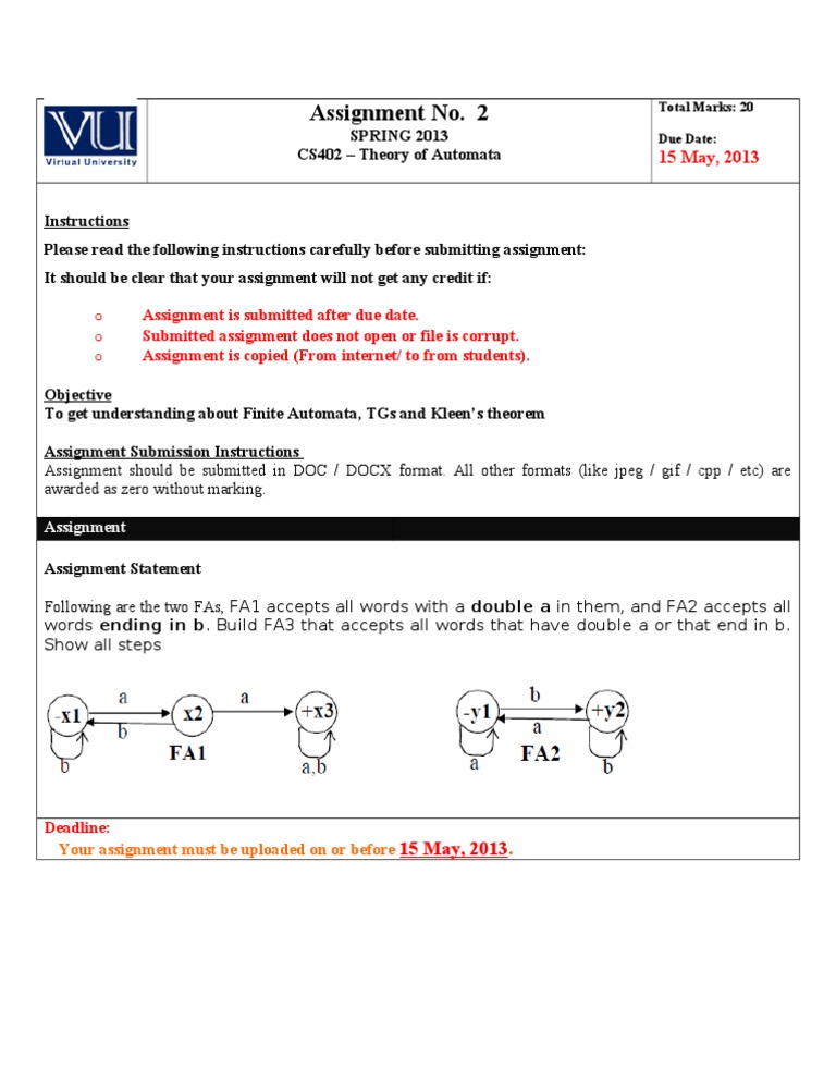 Spring 2013 - CS402 - 2 | PDF
