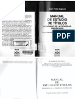 Manual de Estudio de Titulos Juan Feliu Segovia