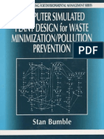 Computer Simulated Plant Design For Waste Minimization & Pollution Prevention