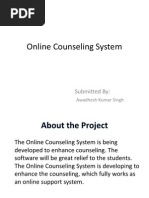 Online Counseling System