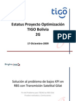 BO56-091217 Estatus Optimizacion TIGO Bolivia 2G at 17dic09