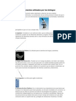 Instrumentos Utilizados Por Los Biólogos
