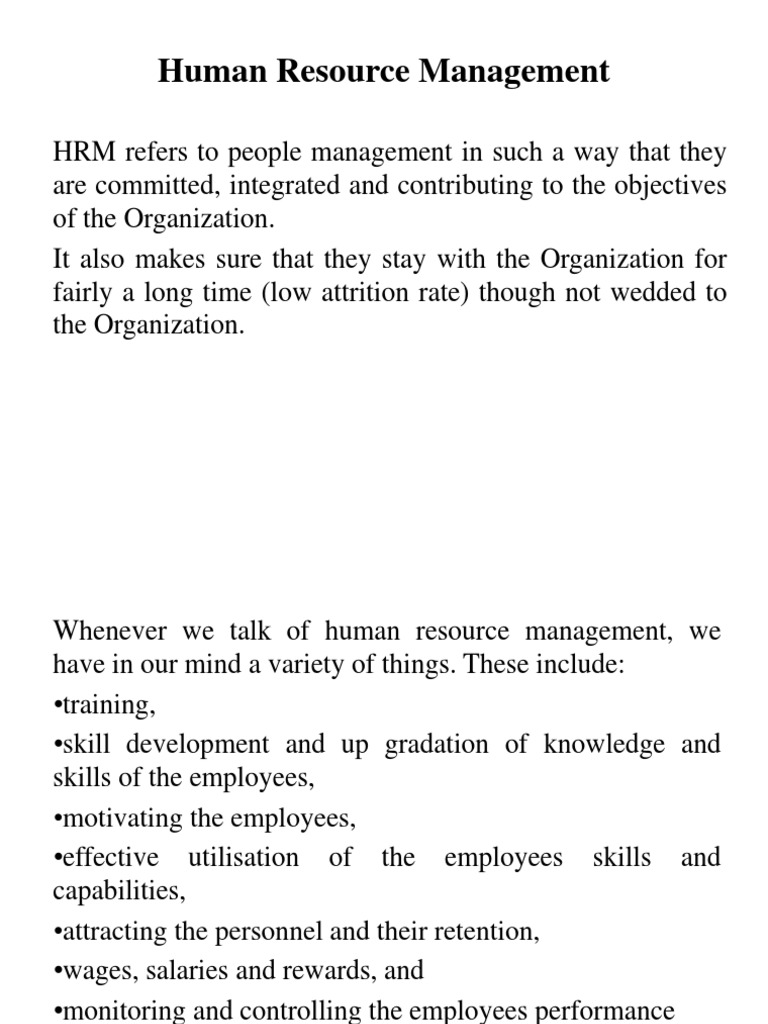 Human Resource Management | PDF | Human Resource Management | Employment