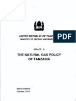 The Tanzania Natural Gas Policy