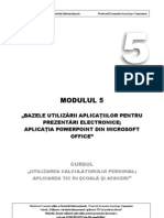 Modulul 5 SupCurs PowerPoint