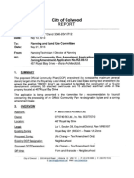 Planning and Land Use Committee Report