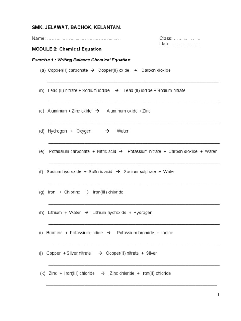 Module 2 | Oxide | Chloride