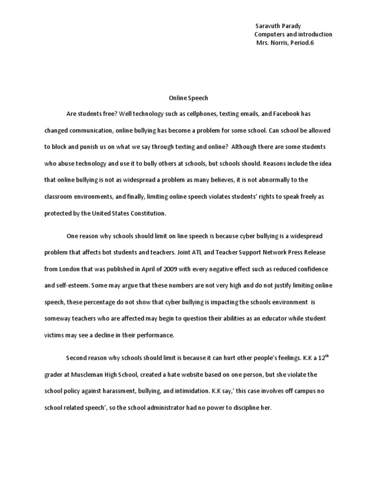 Why freedom of speech should be limited image