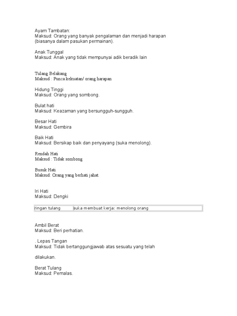 Simpulan Bahasa Pdf