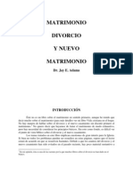 Matrimonio Divorcio y Nuevo Matrimonio