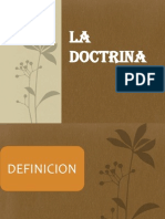 Diapositiva de La Doctrina
