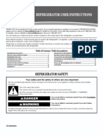 Refrigerator Safety: Table of Contents / Table Des Matii Res