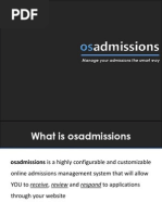 Introduction To Osadmissions